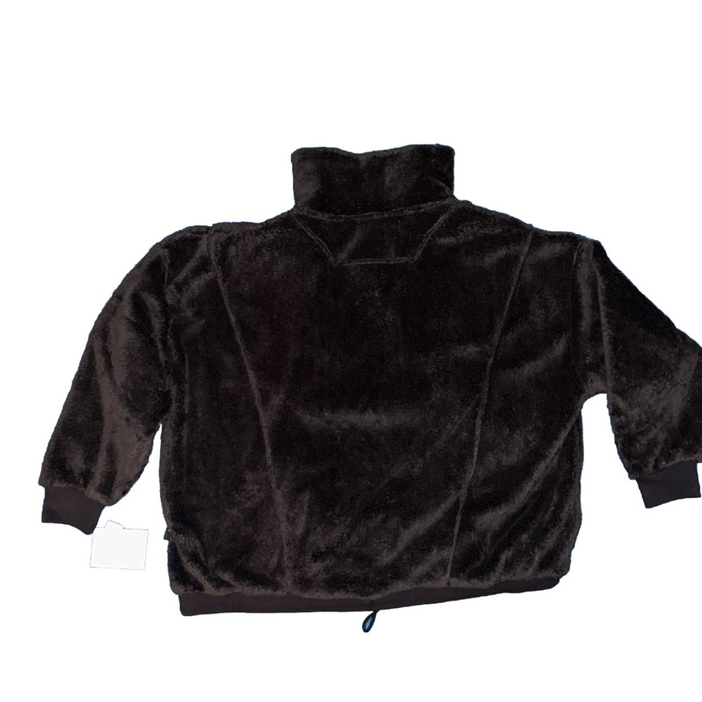 Joy Lab Relaxed Fit Plush Sweatshirt (Pouch Pockets) 3/4 Zipper NWT (MSRP $40) - Picture 2 of 5